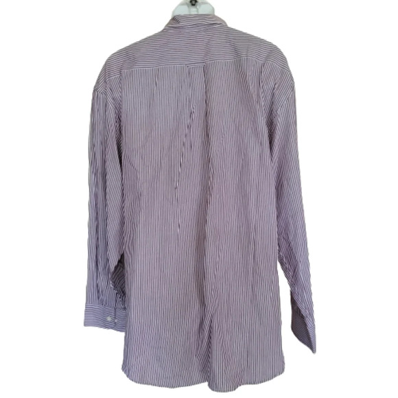 Izod Lightweight Poplin Button Down Striped Shirt Size Men's XXL NEW with Tags - Picture 2 of 10